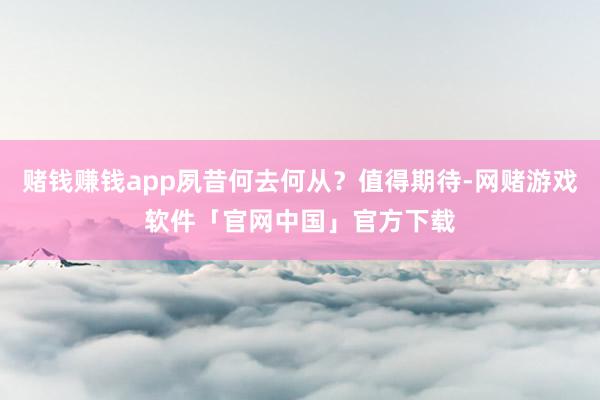 赌钱赚钱app夙昔何去何从？值得期待-网赌游戏软件「官网中国」官方下载