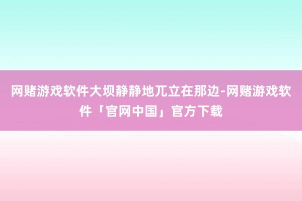 网赌游戏软件大坝静静地兀立在那边-网赌游戏软件「官网中国」官方下载