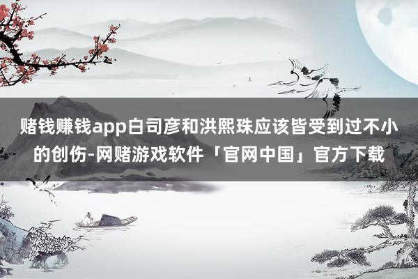 赌钱赚钱app白司彦和洪熙珠应该皆受到过不小的创伤-网赌游戏软件「官网中国」官方下载