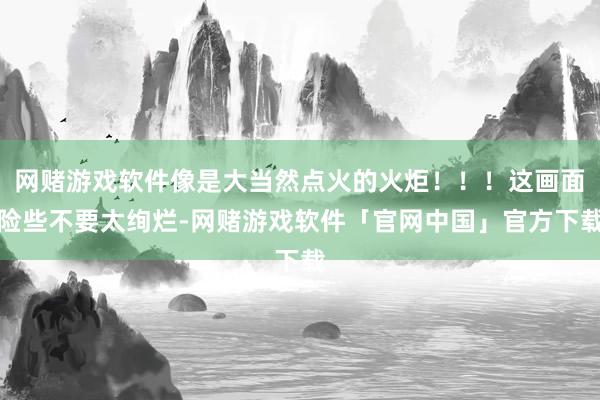 网赌游戏软件像是大当然点火的火炬！！！这画面险些不要太绚烂-网赌游戏软件「官网中国」官方下载