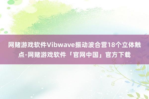 网赌游戏软件Vibwave振动波合营18个立体触点-网赌游戏软件「官网中国」官方下载