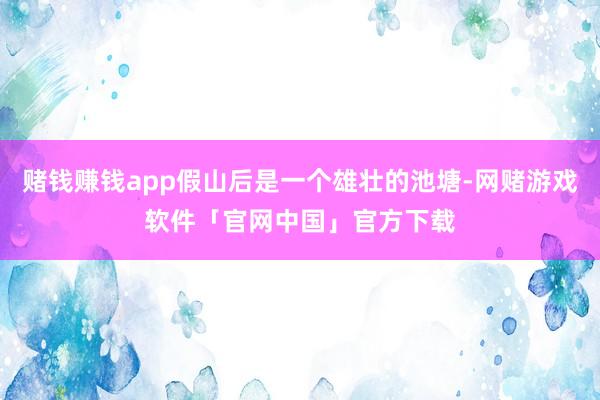 赌钱赚钱app假山后是一个雄壮的池塘-网赌游戏软件「官网中国」官方下载