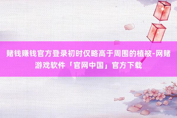 赌钱赚钱官方登录初时仅略高于周围的植被-网赌游戏软件「官网中国」官方下载
