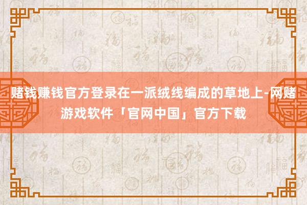 赌钱赚钱官方登录在一派绒线编成的草地上-网赌游戏软件「官网中国」官方下载